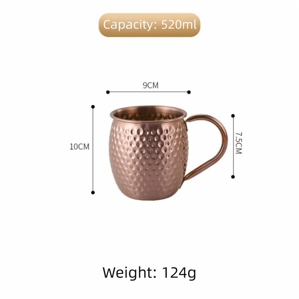 Wine Beer Drink - Taza creativa Moscow Mule de 520ml,