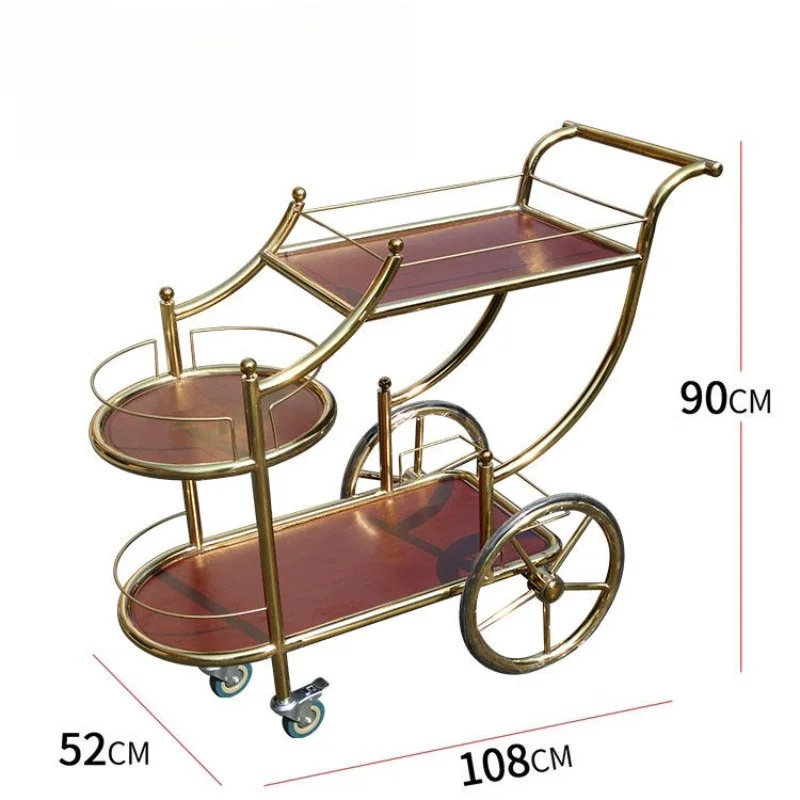 Wine Beer Delivery - Carrito de vino de acero inoxidable,