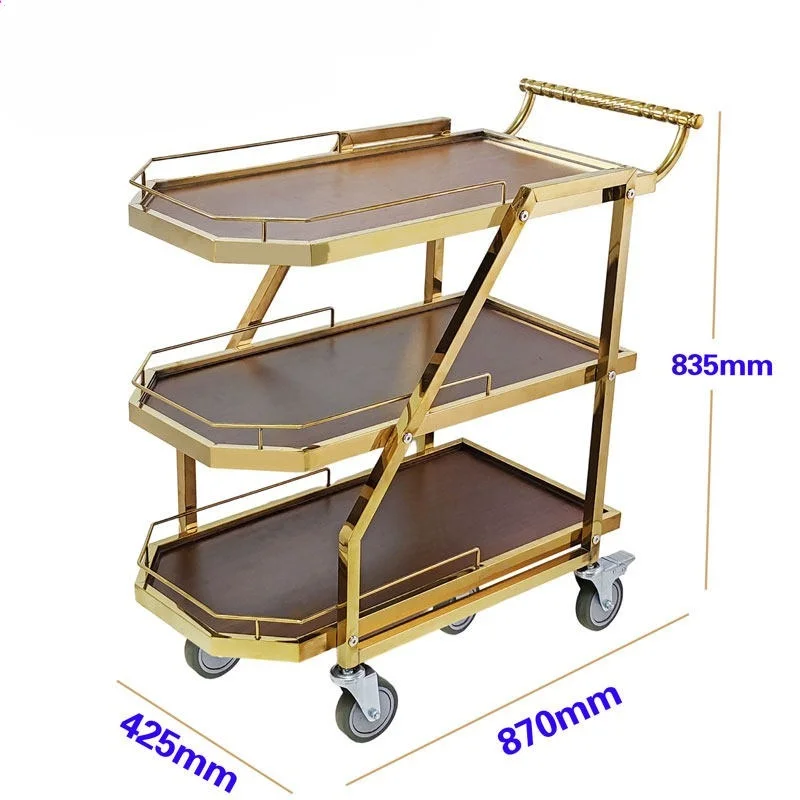 Carrito de vino de acero inoxi - Wine Beer Delivery reseña y precio