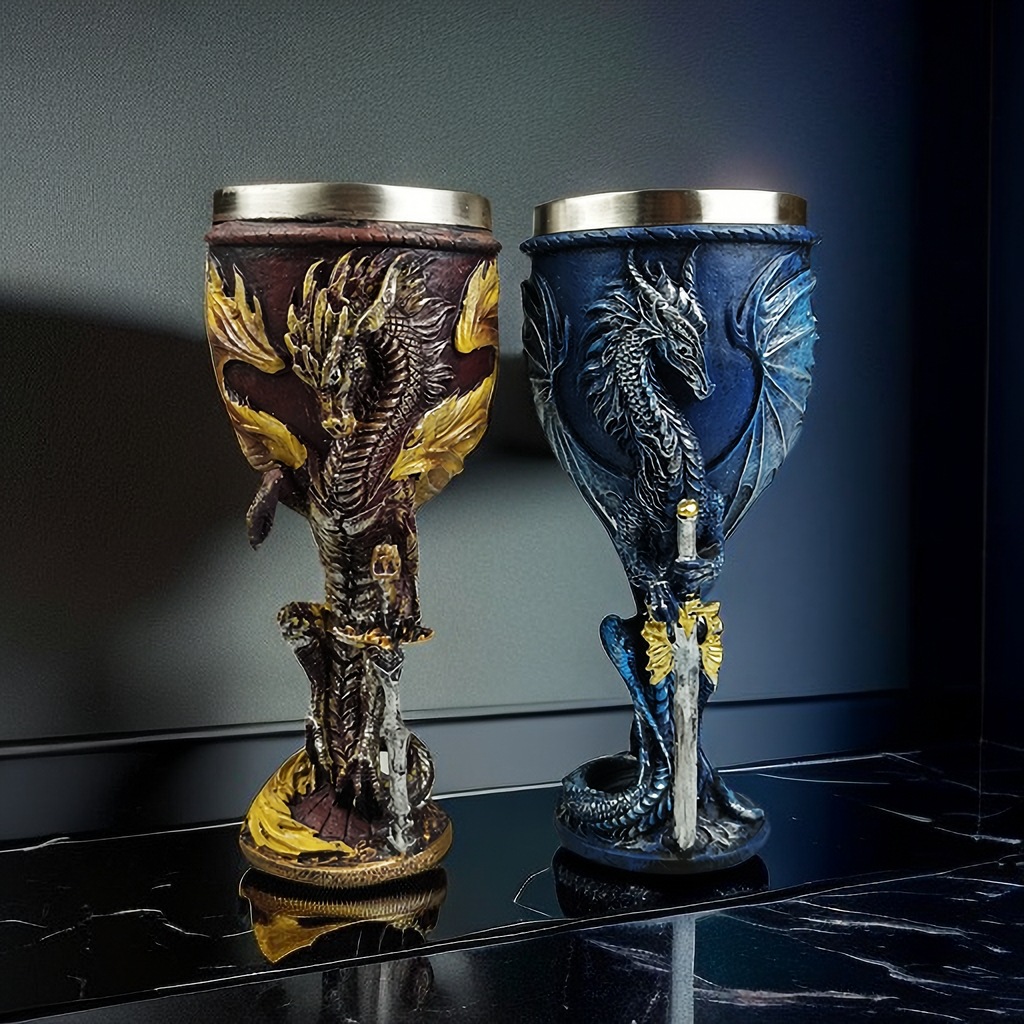 Copa de cerveza Retro de acero - Wine Beer Drink reseña y precio