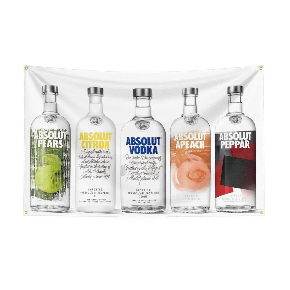 Bandera de vodka A-Absolut de  - Wine Beer Rum reseña y precio