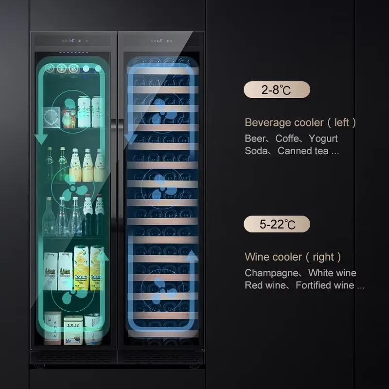 Nevera para bebidas integrada, - Wine Beer Fridge Under Counter reseña y precio